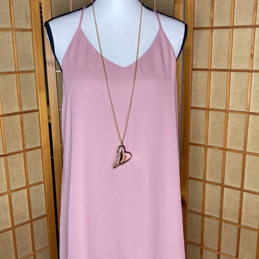 Robert Lee Morris Necklace Soho CollectionGold Long Chain Heart Pendant Necklace